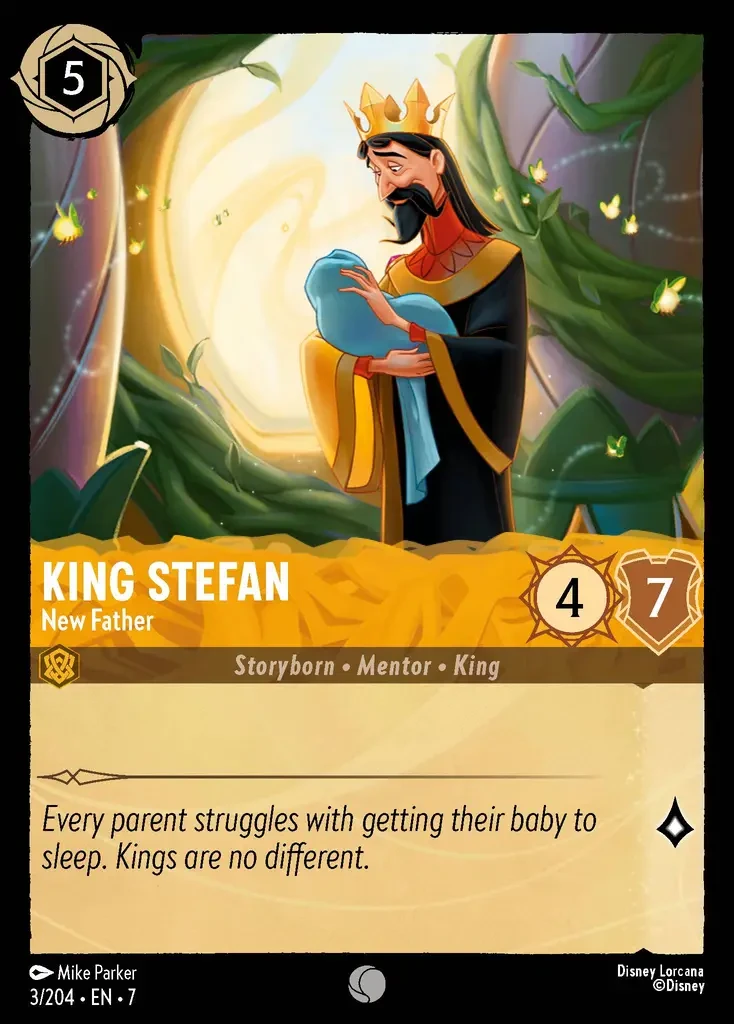 2025 Archazia's Island King Stefan - New Father #3 Common card image