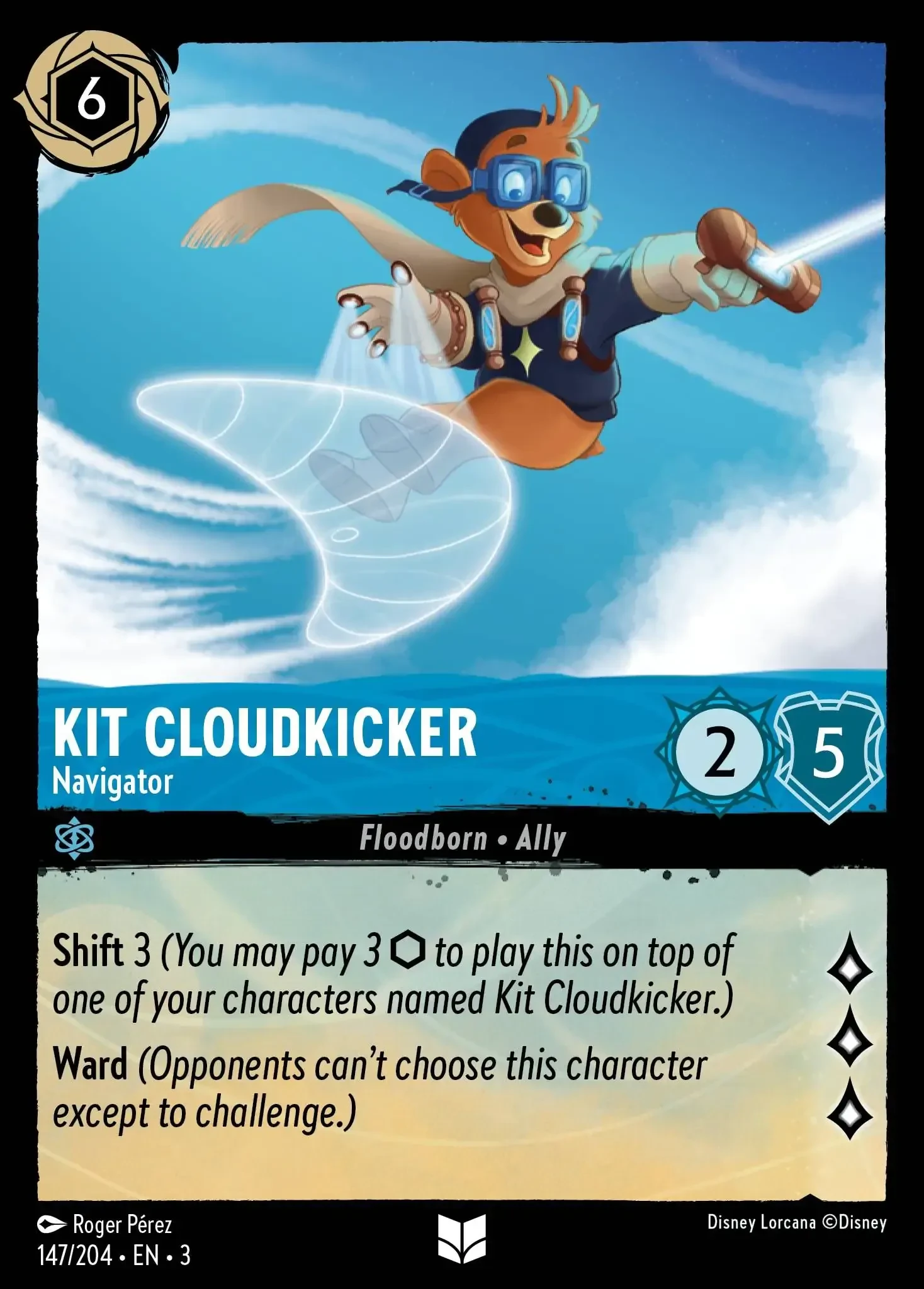 2024 Into the Inklands Kit Cloudkicker - Navigator #147 Uncommon card image