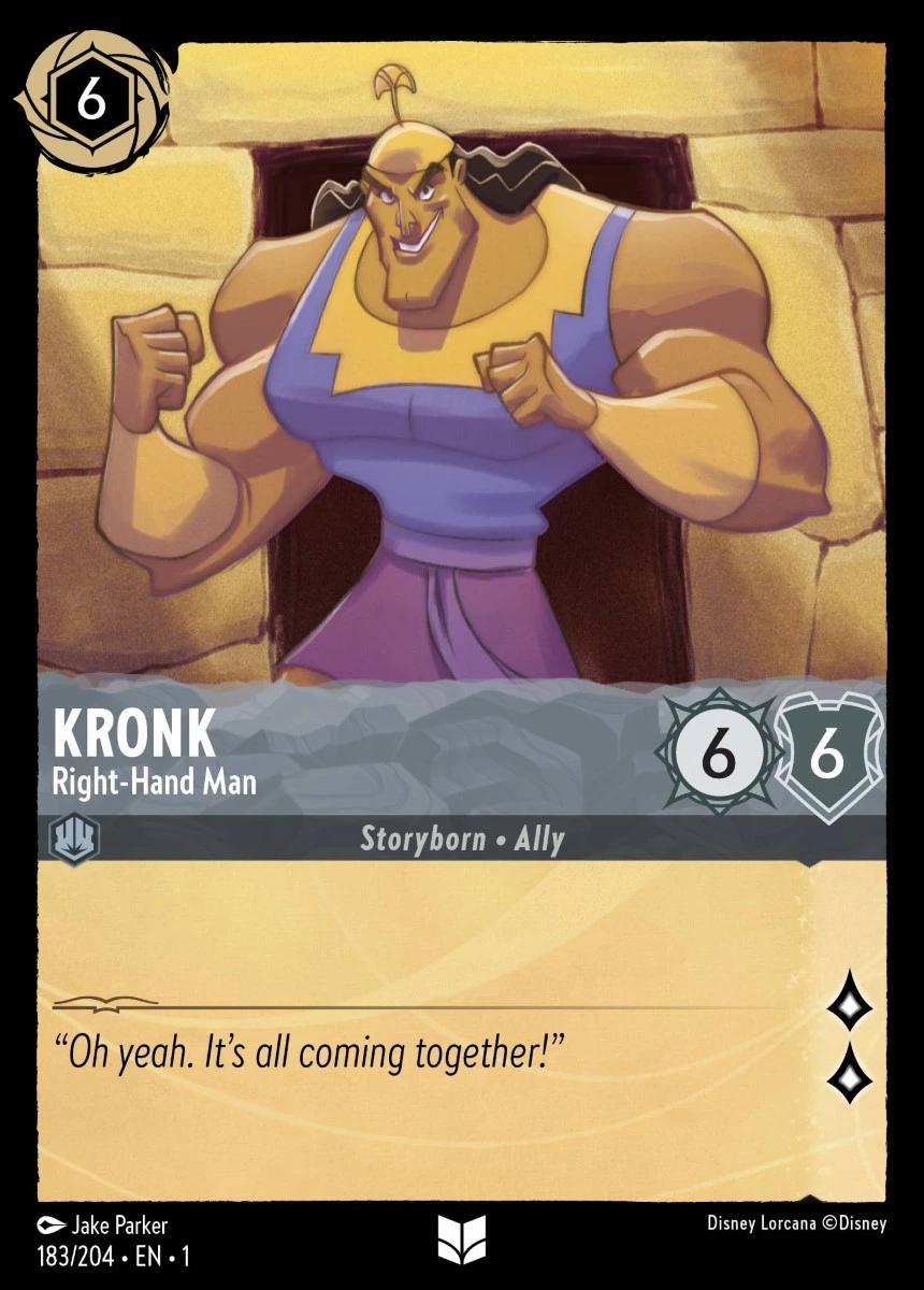 2023 The First Chapter Kronk - Right-Hand Man Uncommon #183 Uncommon card image