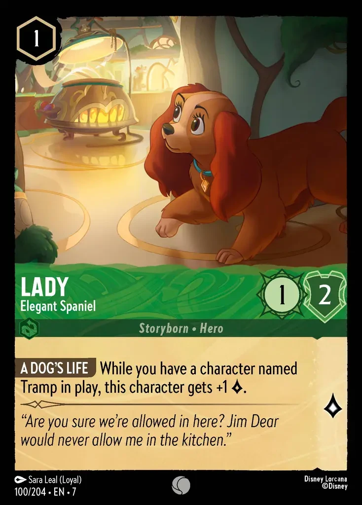 2025 Archazia's Island Lady - Elegant Spaniel Common #100 Common card image