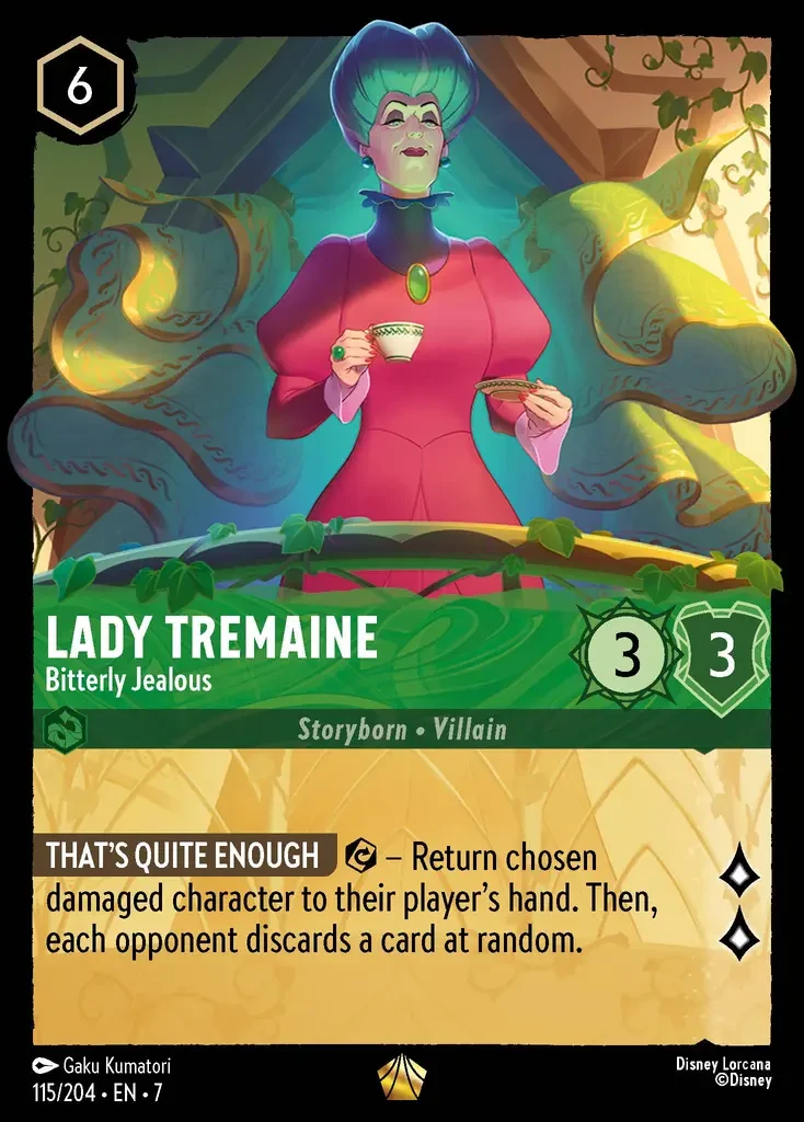 2025 Archazia's Island Lady Tremaine - Bitterly Jealous #115 Legendary card image