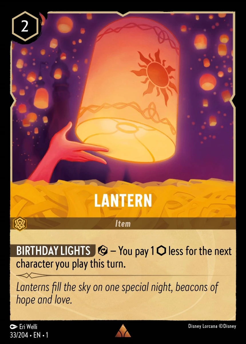 2023 The First Chapter Lantern Rare #33 Rare card image