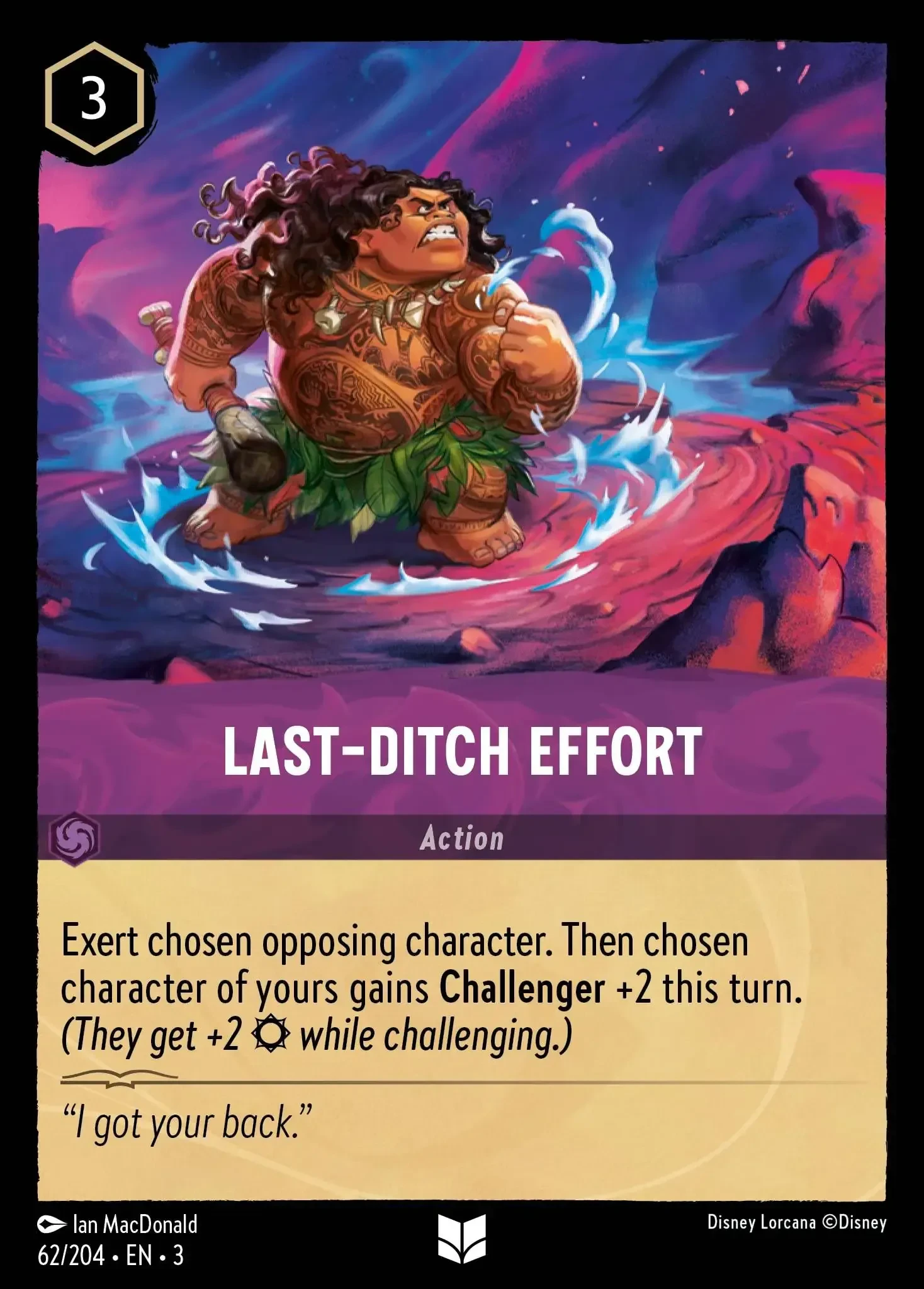 2024 Into the Inklands Last-Ditch Effort #62 Uncommon card image