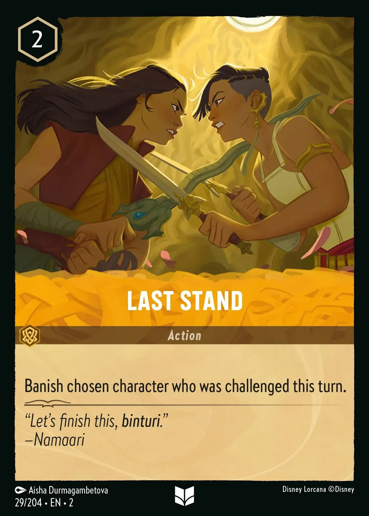 2023 Rise of The Floodborn Last Stand #29 Uncommon card image