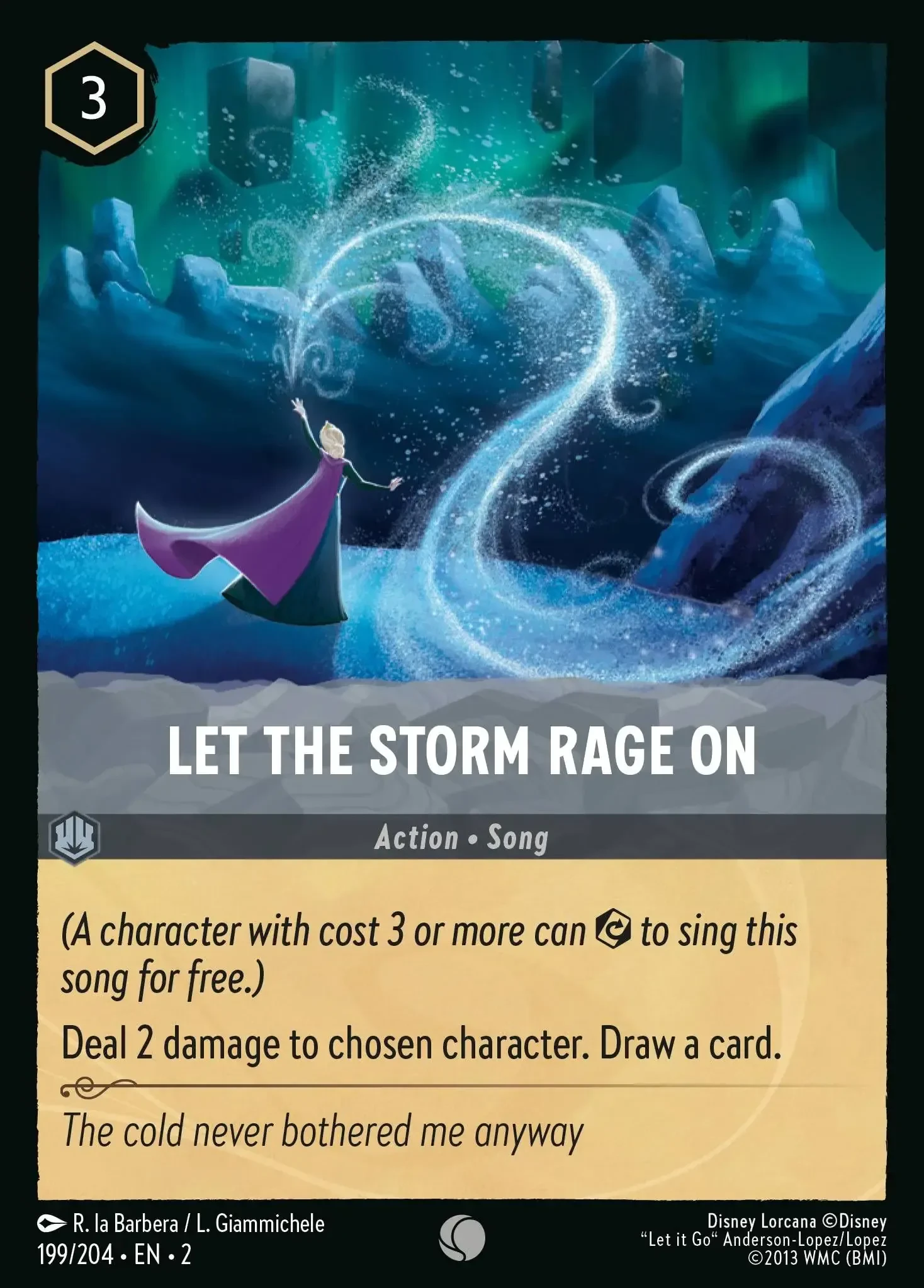 2023 Rise of The Floodborn Let The Storm Rage On #199 Common card image