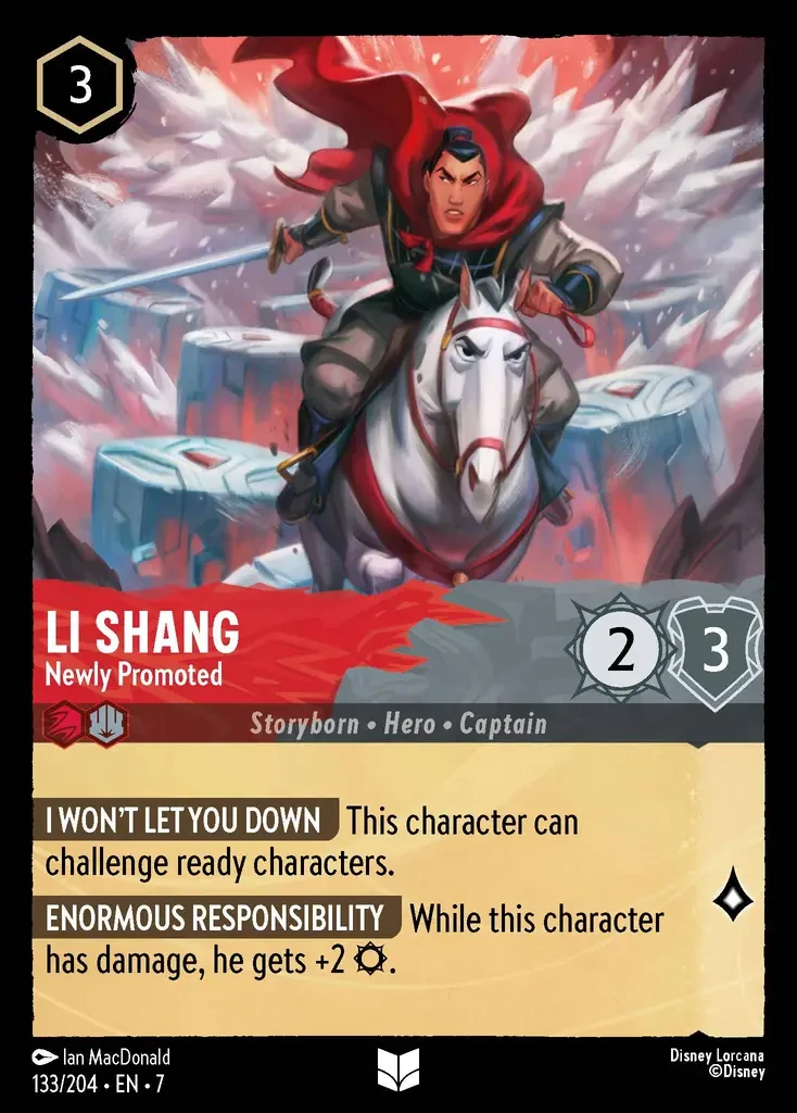 2025 Archazia's Island Li Shang - Newly Promoted #133 Uncommon card image