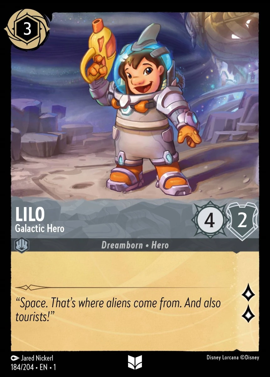 2023 The First Chapter Lilo - Galactic Hero Uncommon #184 Uncommon card image