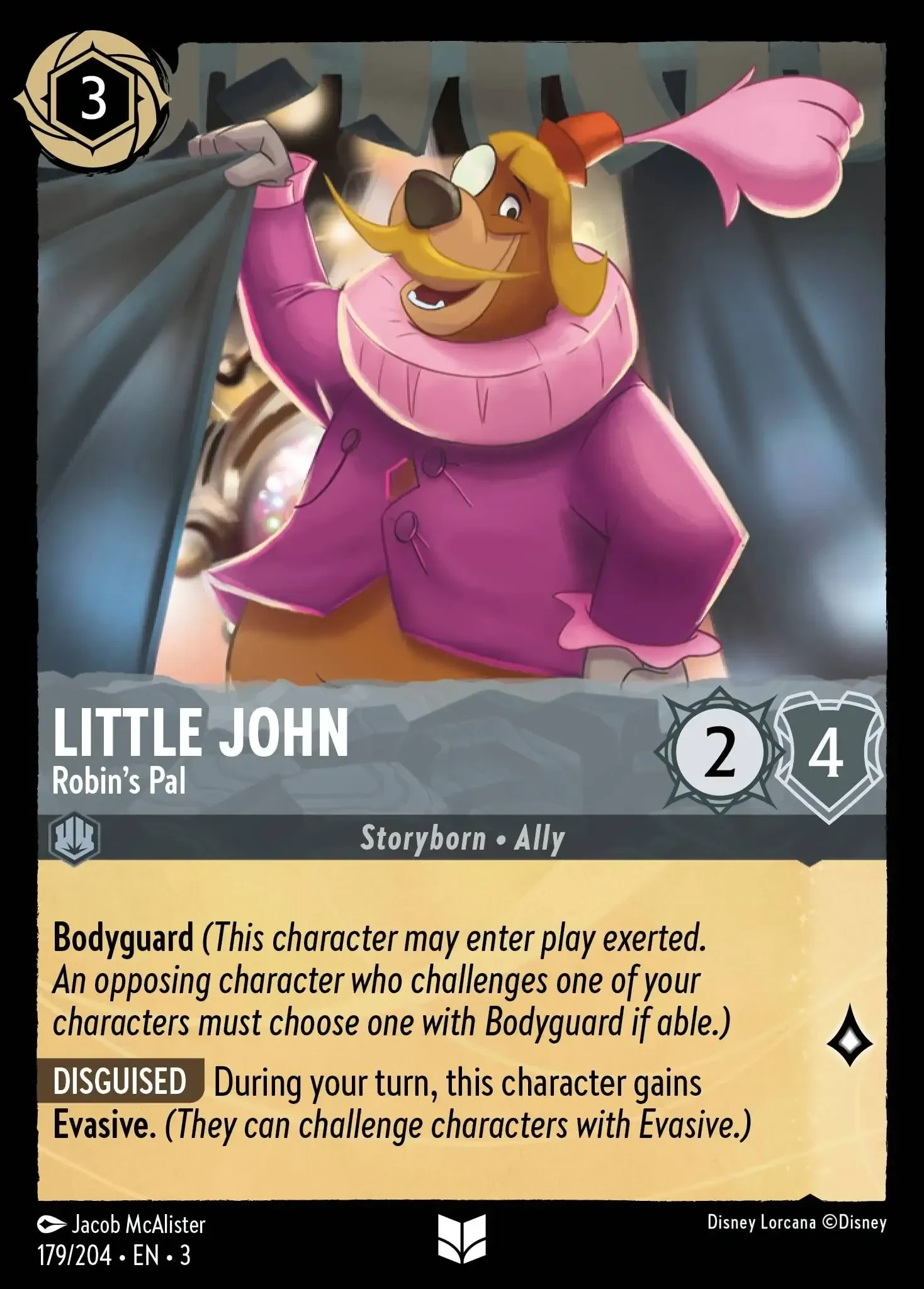 2024 Into the Inklands Little John - Robin's Pal #179 Uncommon card image