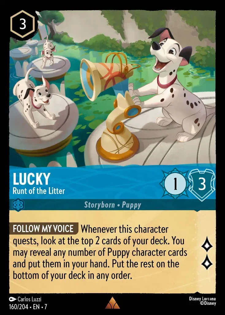 2025 Archazia's Island Lucky - Runt of the Litter #160 Rare card image