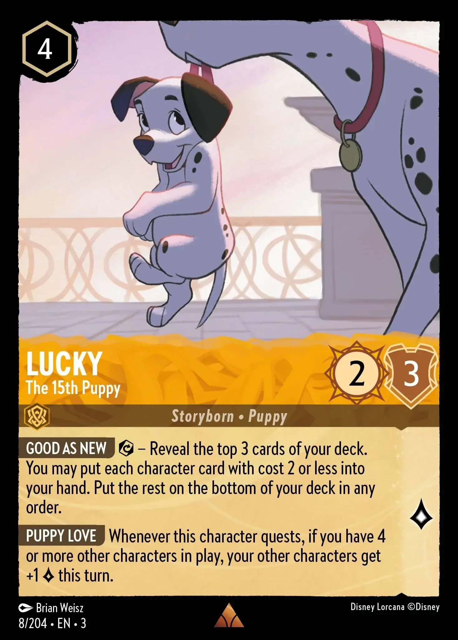 2024 Into the Inklands Lucky - The 15th Puppy #8 Rare card image