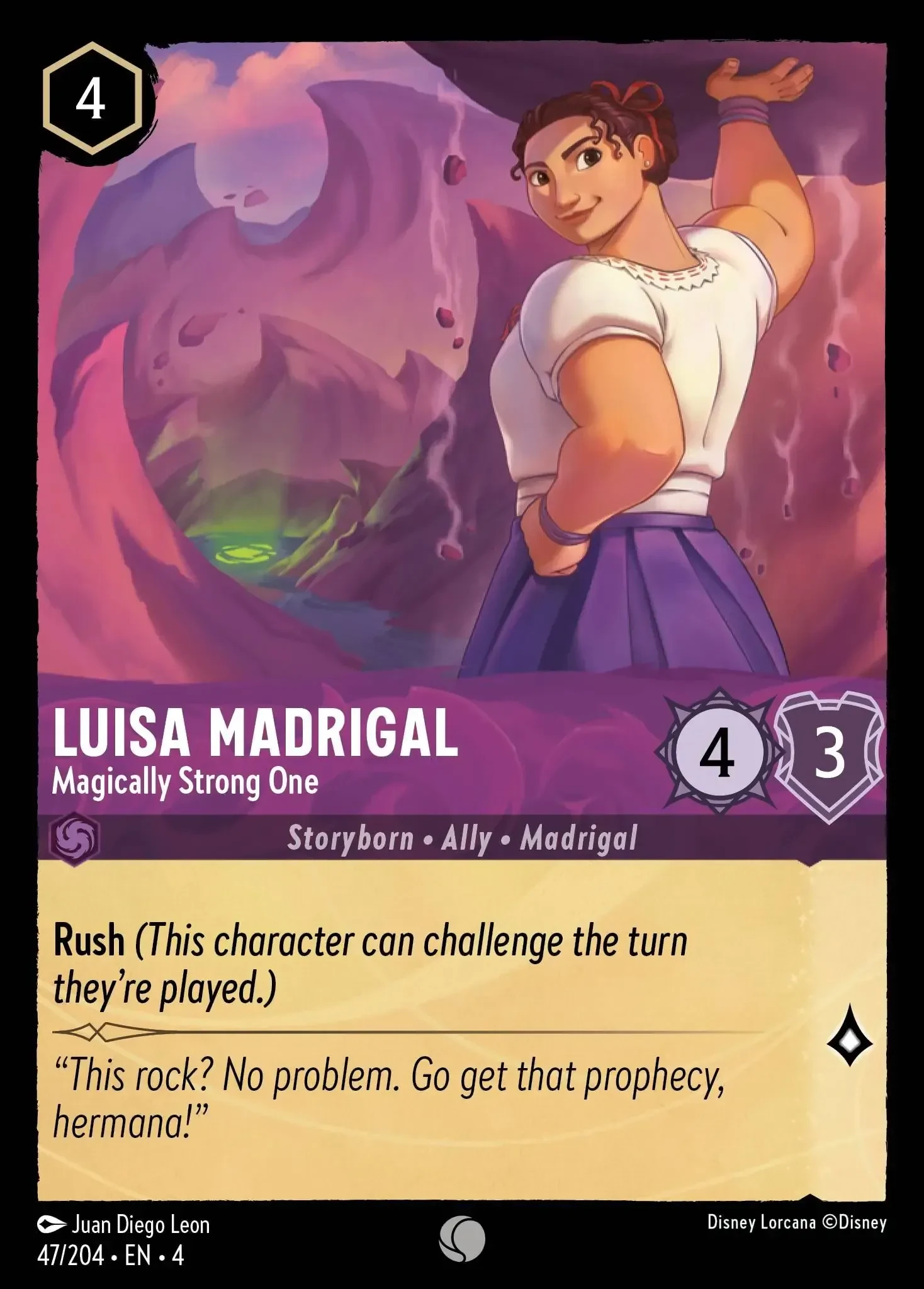 2024 Ursula's Return Luisa Madrigal - Magically Strong One [Foil] Common #47 Common card image