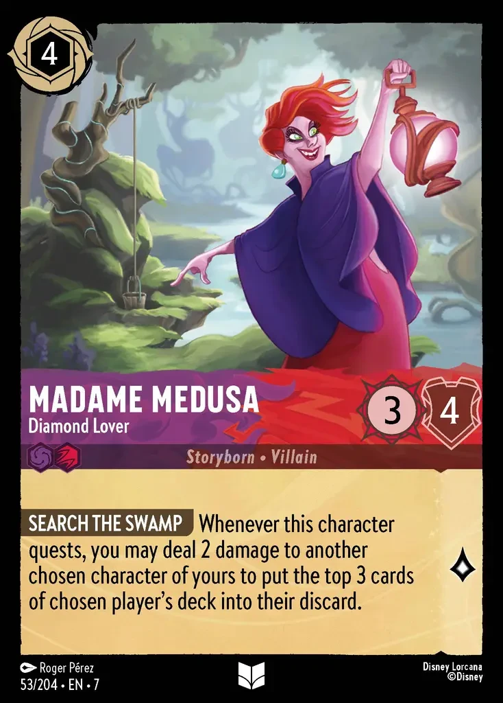 2025 Archazia's Island Madame Medusa - Diamond Lover #53 Uncommon card image