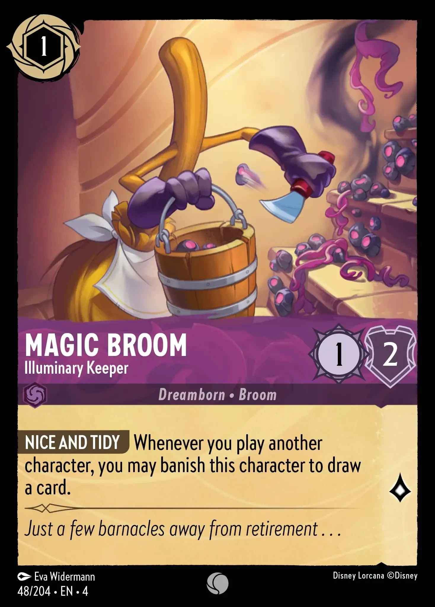 2024 Ursula's Return Magic Broom - Illuminary Keeper Common #48 Common card image