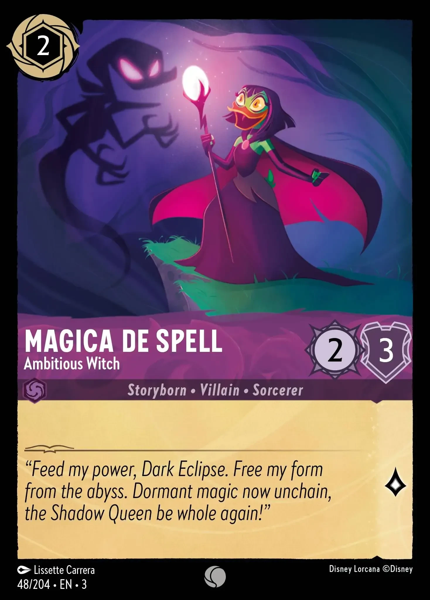 2024 Into the Inklands Magica De Spell - Ambitious Witch #48 Common card image