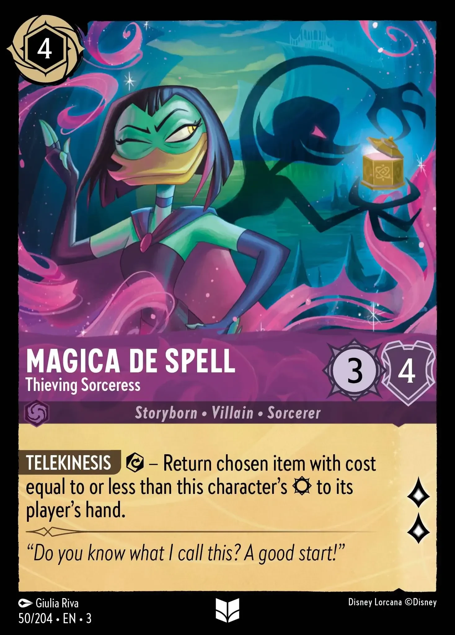 2024 Into the Inklands Magica De Spell - Thieving Sorceress #50 Uncommon card image