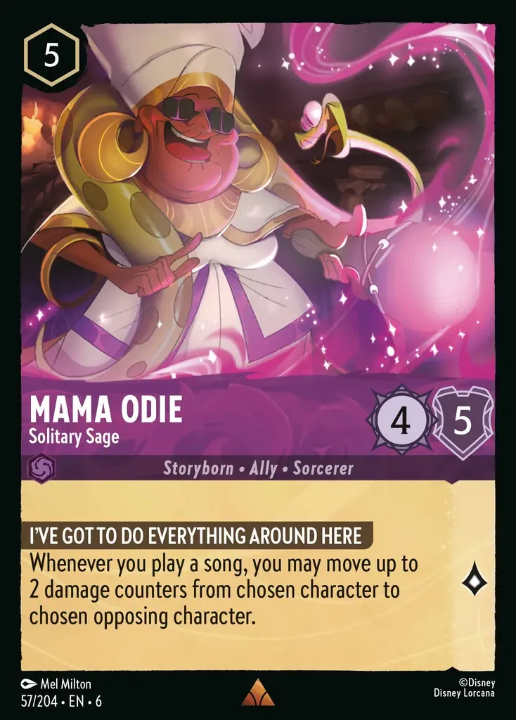 2024 Azurite Sea Mama Odie - Solitary Sage #57 Rare card image