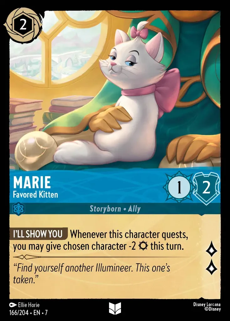 2025 Archazia's Island Marie - Favored Kitten #166 Uncommon card image