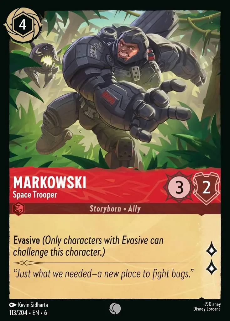 2024 Azurite Sea Markowski - Space Trooper Common #113 Common card image