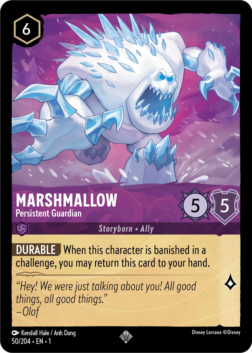 2023 The First Chapter Marshmallow - Persistent Guardian #50 Super Rare card image