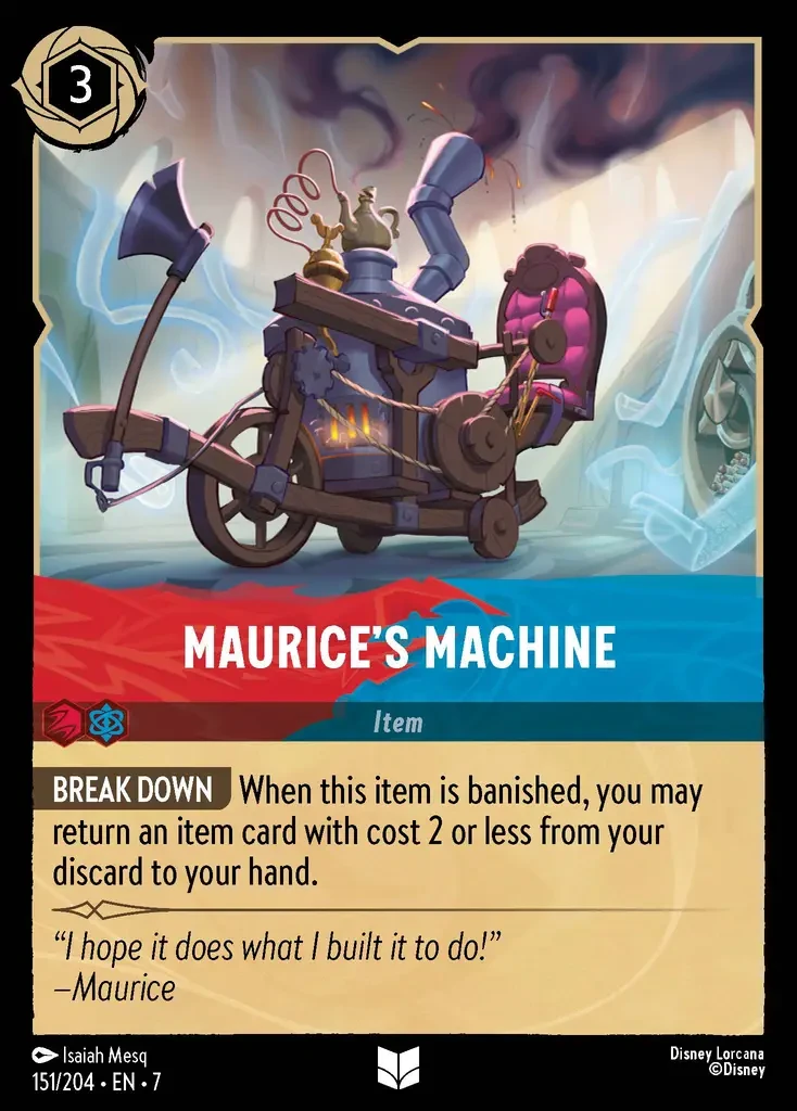 2025 Archazia's Island Maurice's Machine #151 Uncommon card image