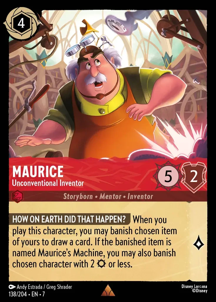 2025 Archazia's Island Maurice - Unconventional Inventor #138 Rare card image