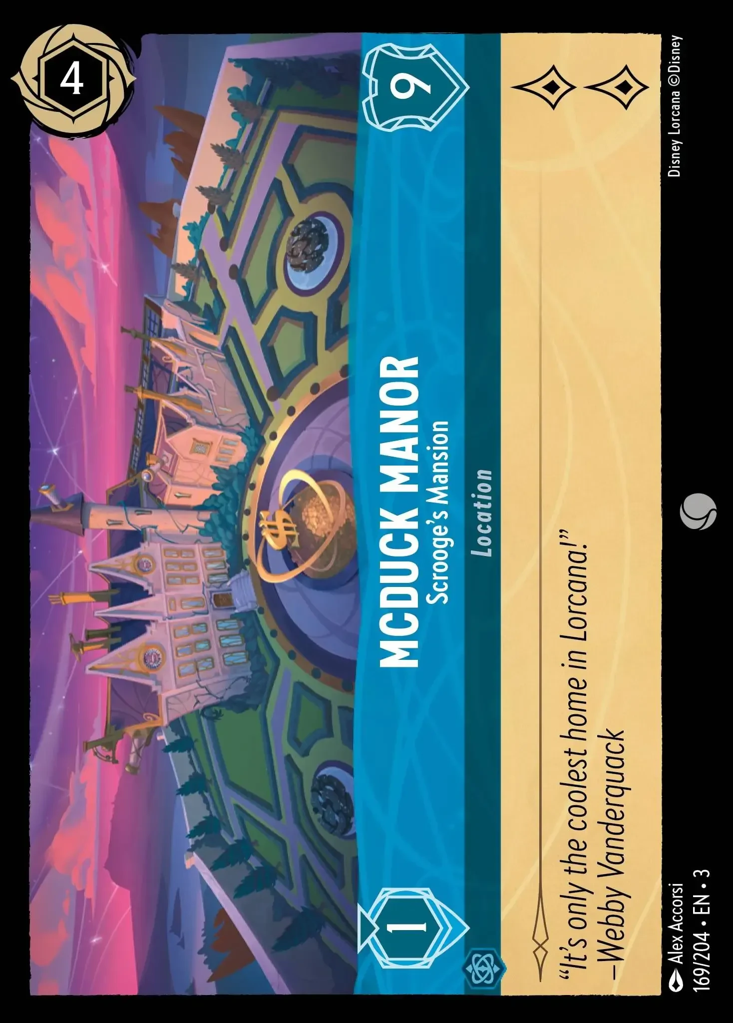 2024 Into the Inklands McDuck Manor - Scrooge's Mansion #169 Common card image