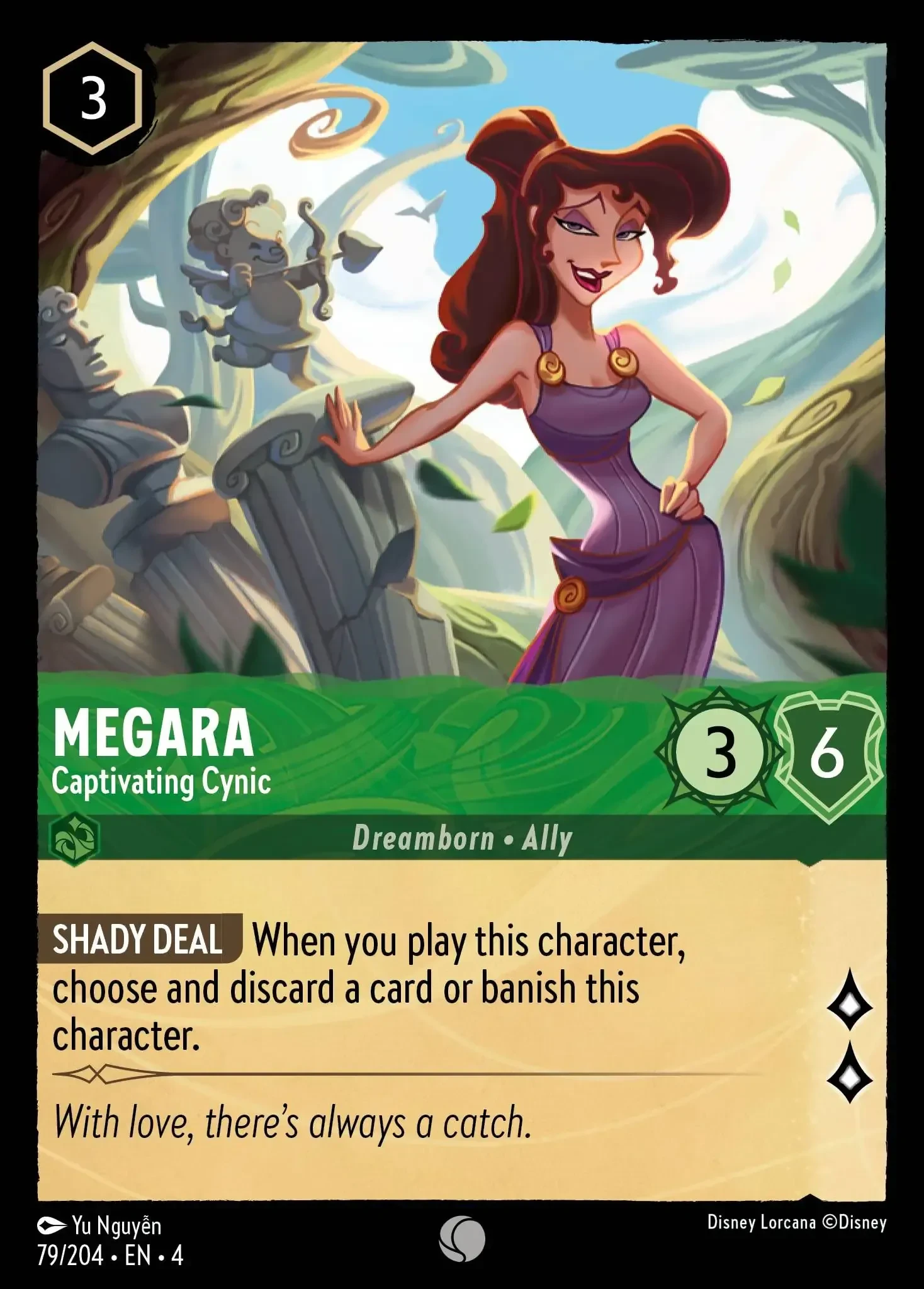 2024 Ursula's Return Megara - Captivating Cynic [Foil] Common #79 Common card image