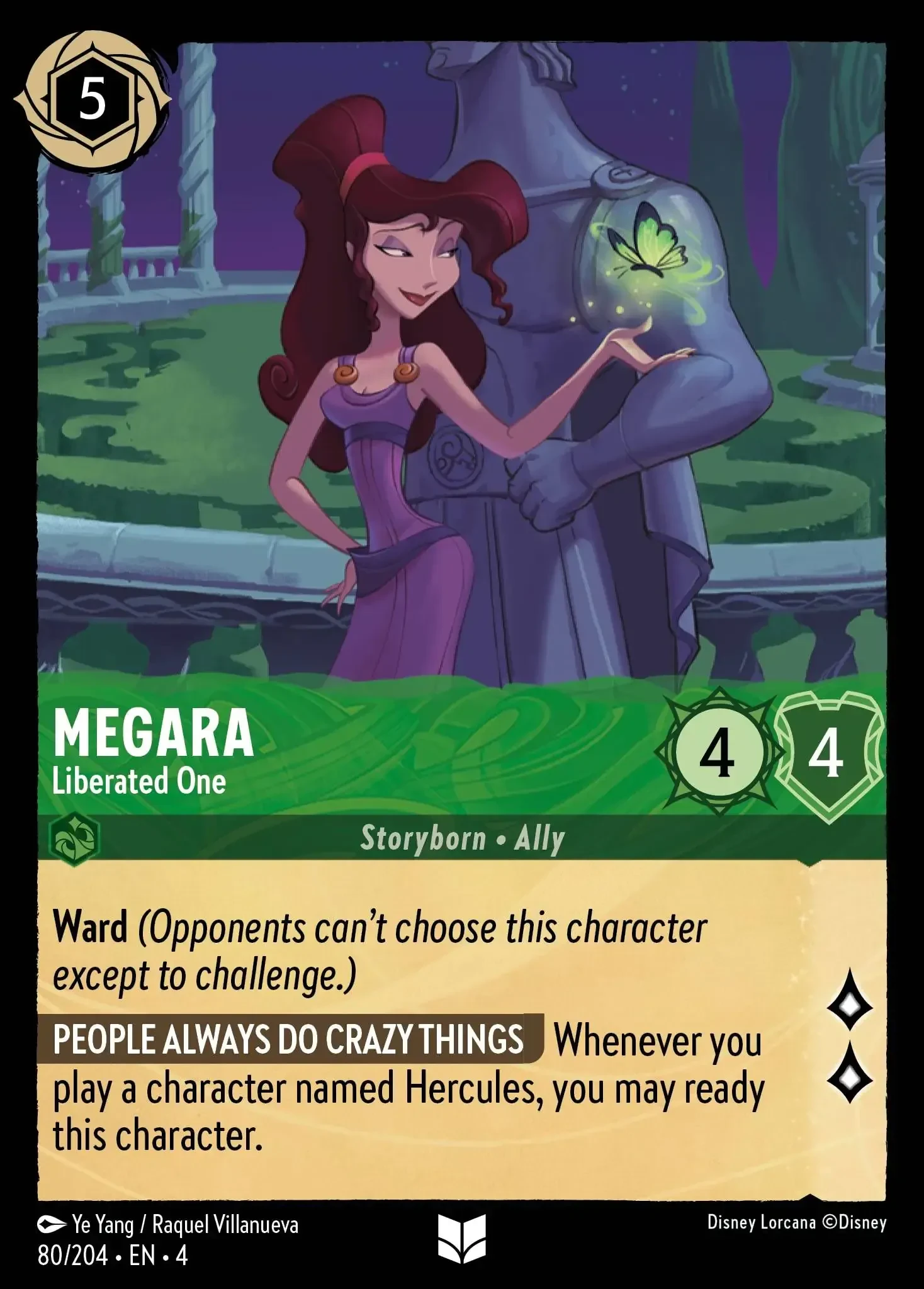 2024 Ursula's Return Megara - Liberated one [Foil] Uncommon #80 Uncommon card image