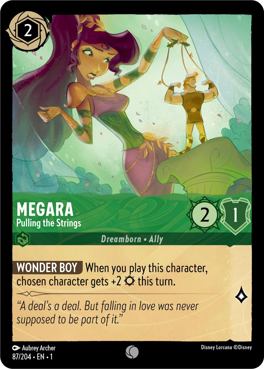 2023 The First Chapter Megara - Pulling the Strings Common #87 Common card image