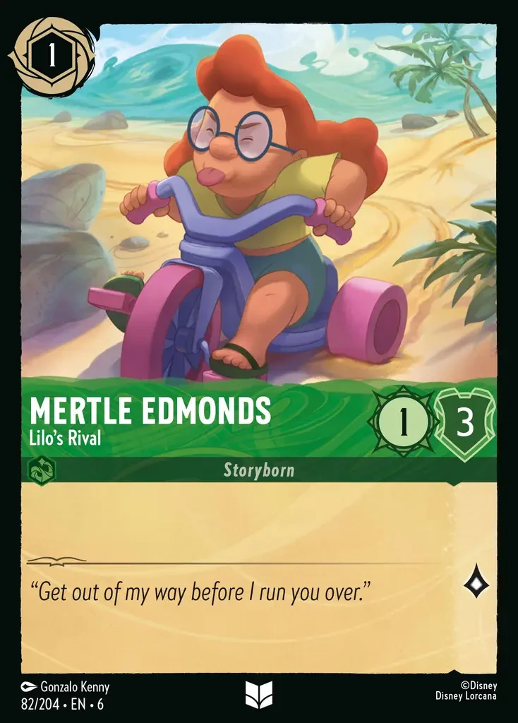 2024 Azurite Sea Mertle Edmonds - Lilo's Rival #82 Uncommon card image