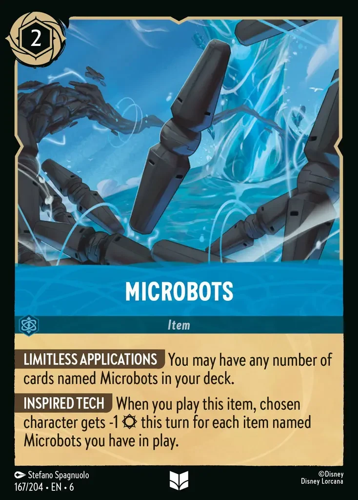 2024 Azurite Sea Microbots Uncommon #167 Uncommon card image
