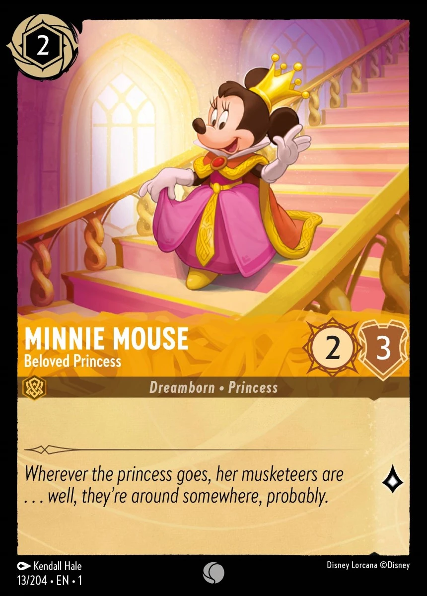 2023 The First Chapter Minnie Mouse - Beloved Princess [Demo] Common #13 Common card image