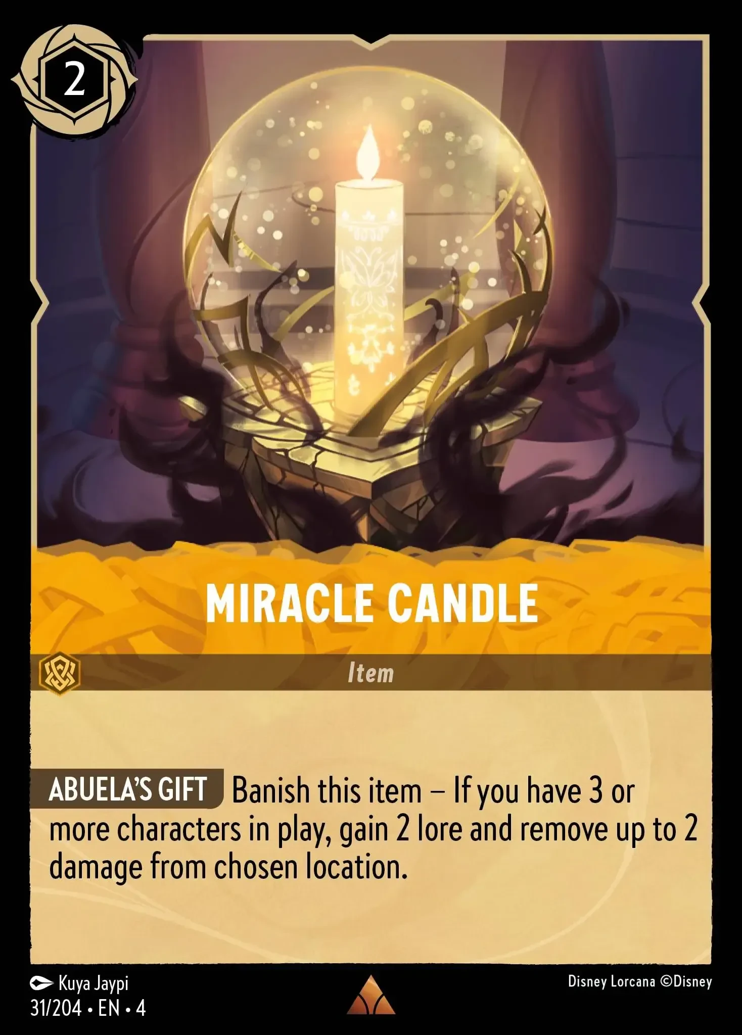 2024 Ursula's Return Miracle Candle [Foil] Rare #31 Rare card image