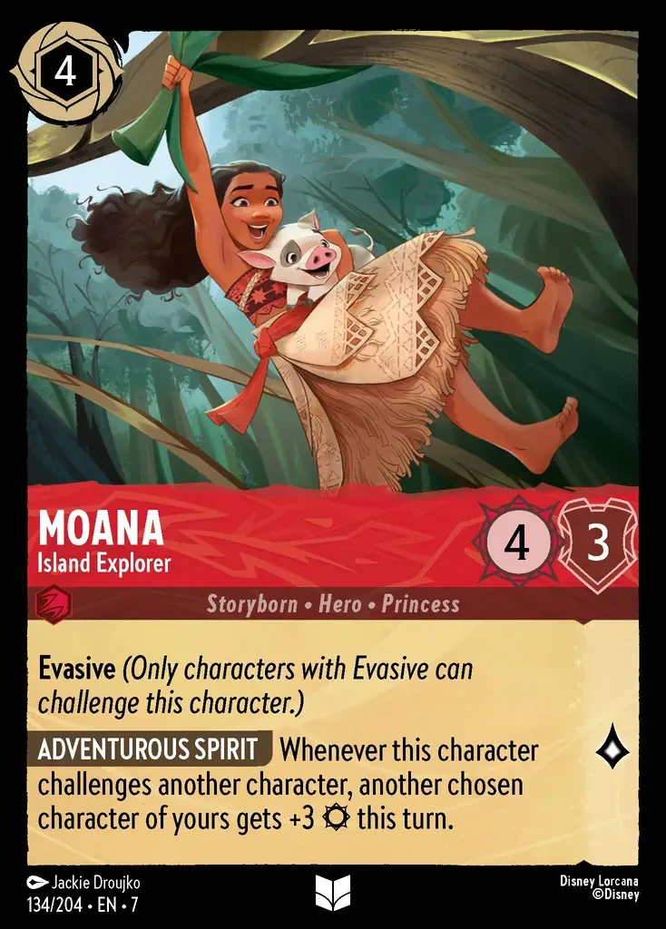 2025 Archazia's Island Moana - Island Explorer #134 Uncommon card image