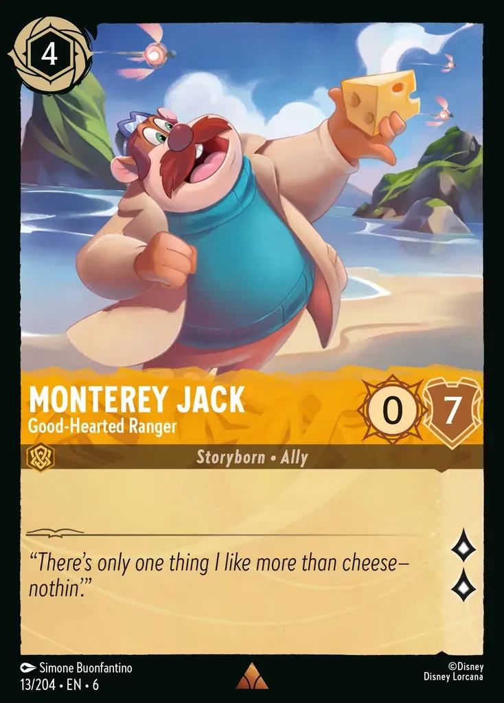 2024 Azurite Sea Monterey Jack - Good-Hearted Ranger #13 Rare card image