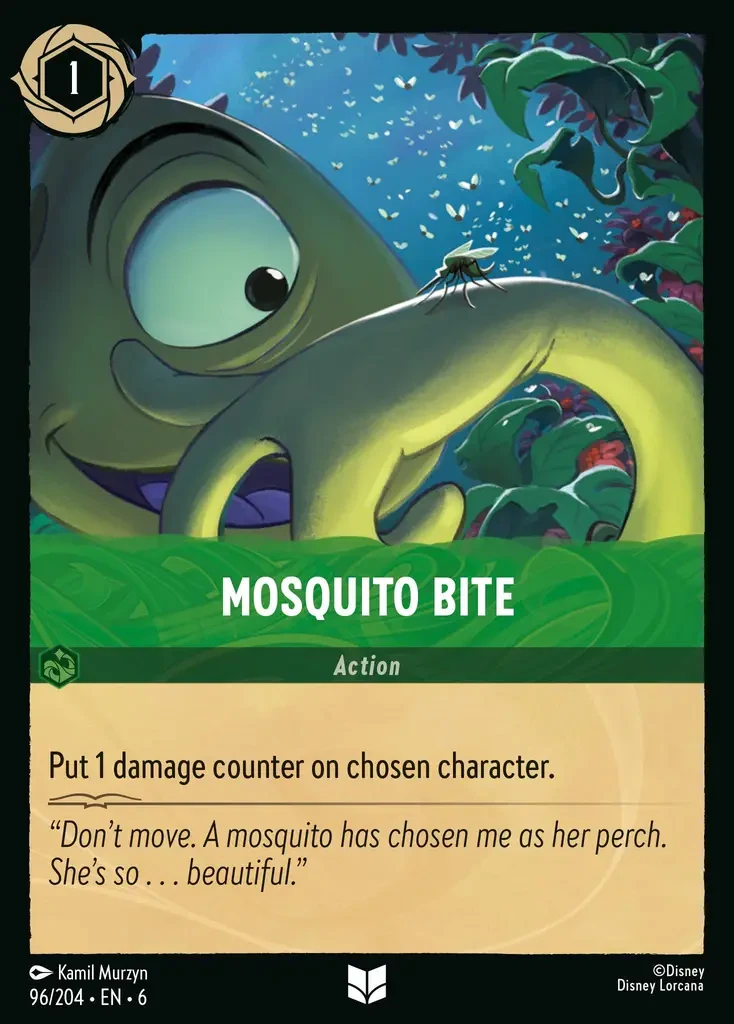 2024 Azurite Sea Mosquito Bite #96 Uncommon card image