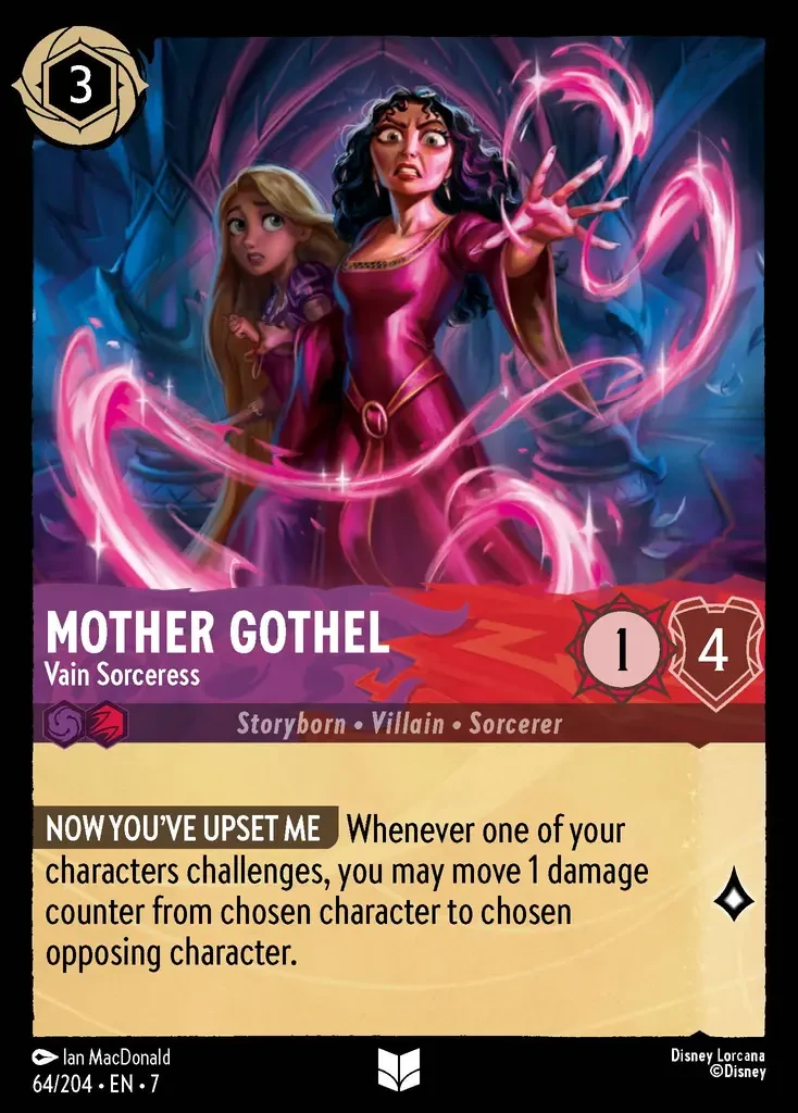 2025 Archazia's Island Mother Gothel - Vain Sorceress #64 Uncommon card image