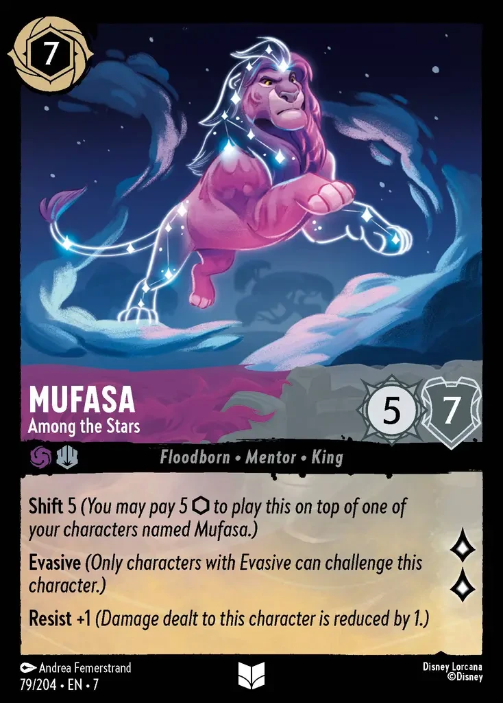 2025 Archazia's Island Mufasa - Among the Stars #79 Uncommon card image