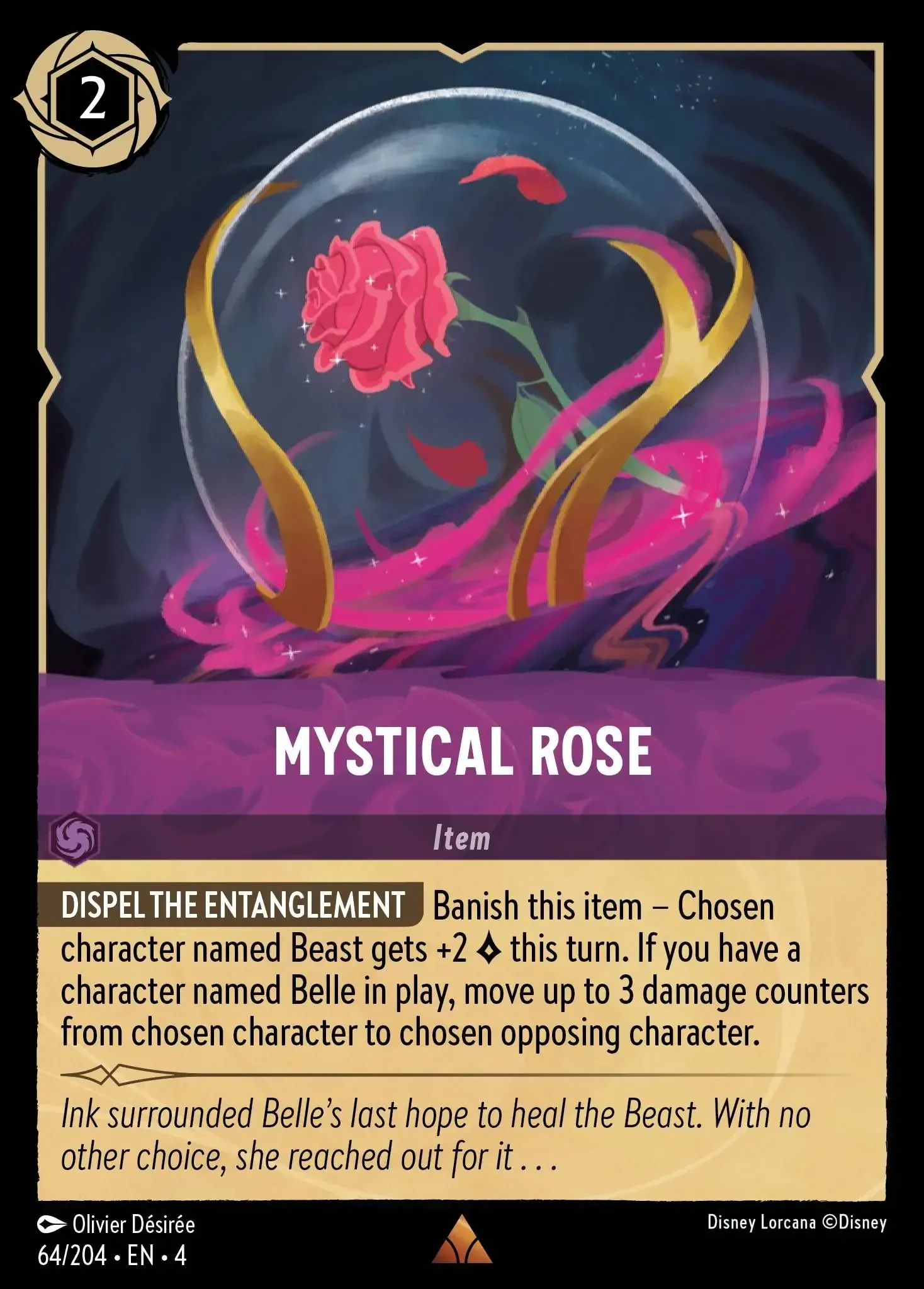2024 Ursula's Return Mystical Rose [Foil] Rare #64 Rare card image