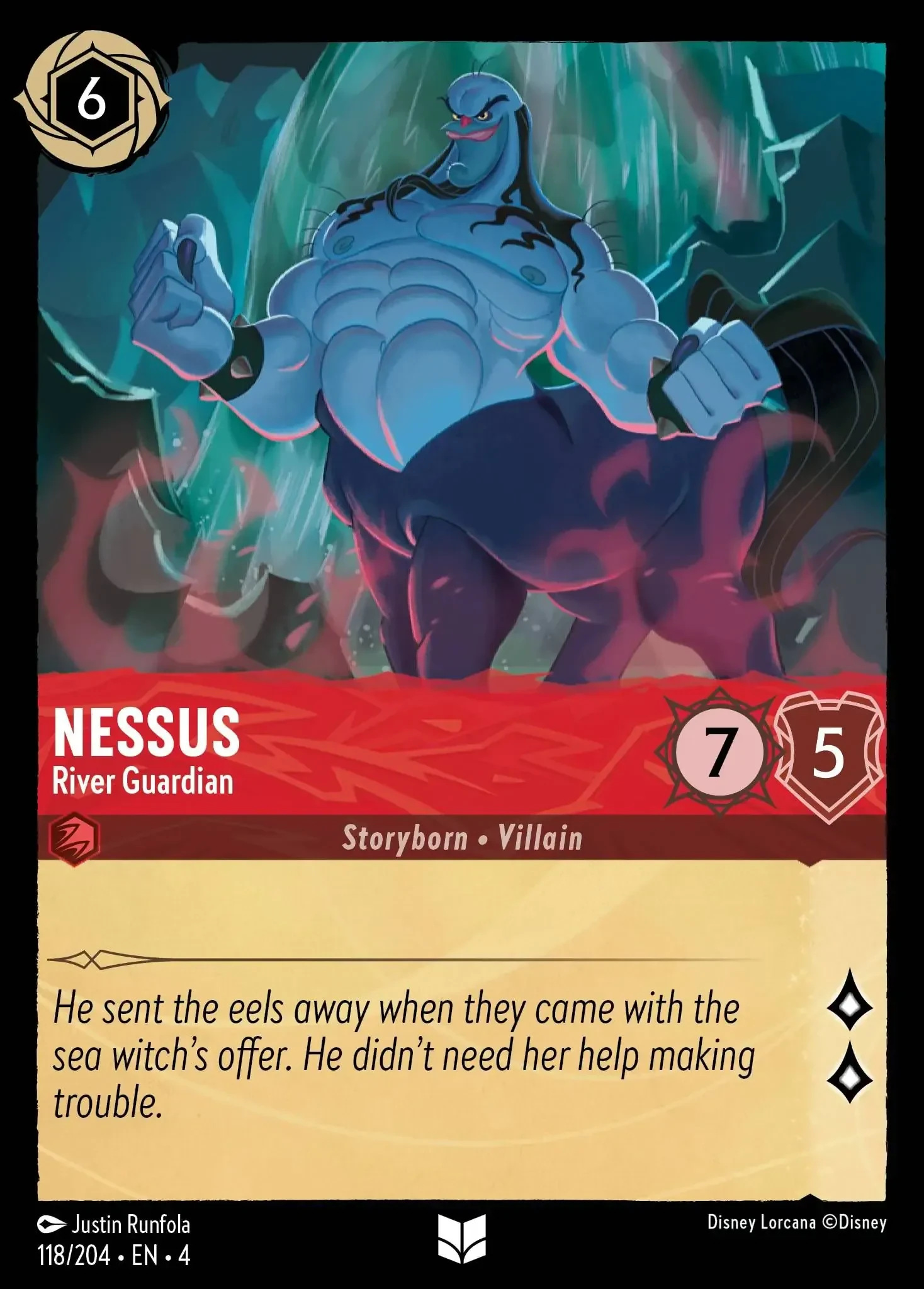 2024 Ursula's Return Nessus - River guardian Uncommon #118 Uncommon card image