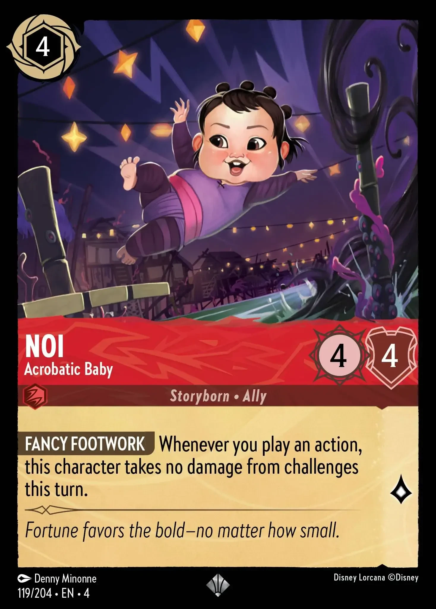 2024 Ursula's Return Noi - Acrobatic Baby #119 Super Rare card image