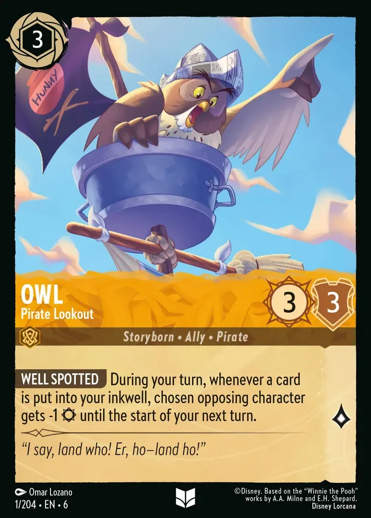 2024 Azurite Sea Owl - Pirate Lookout Uncommon #1 Uncommon card image