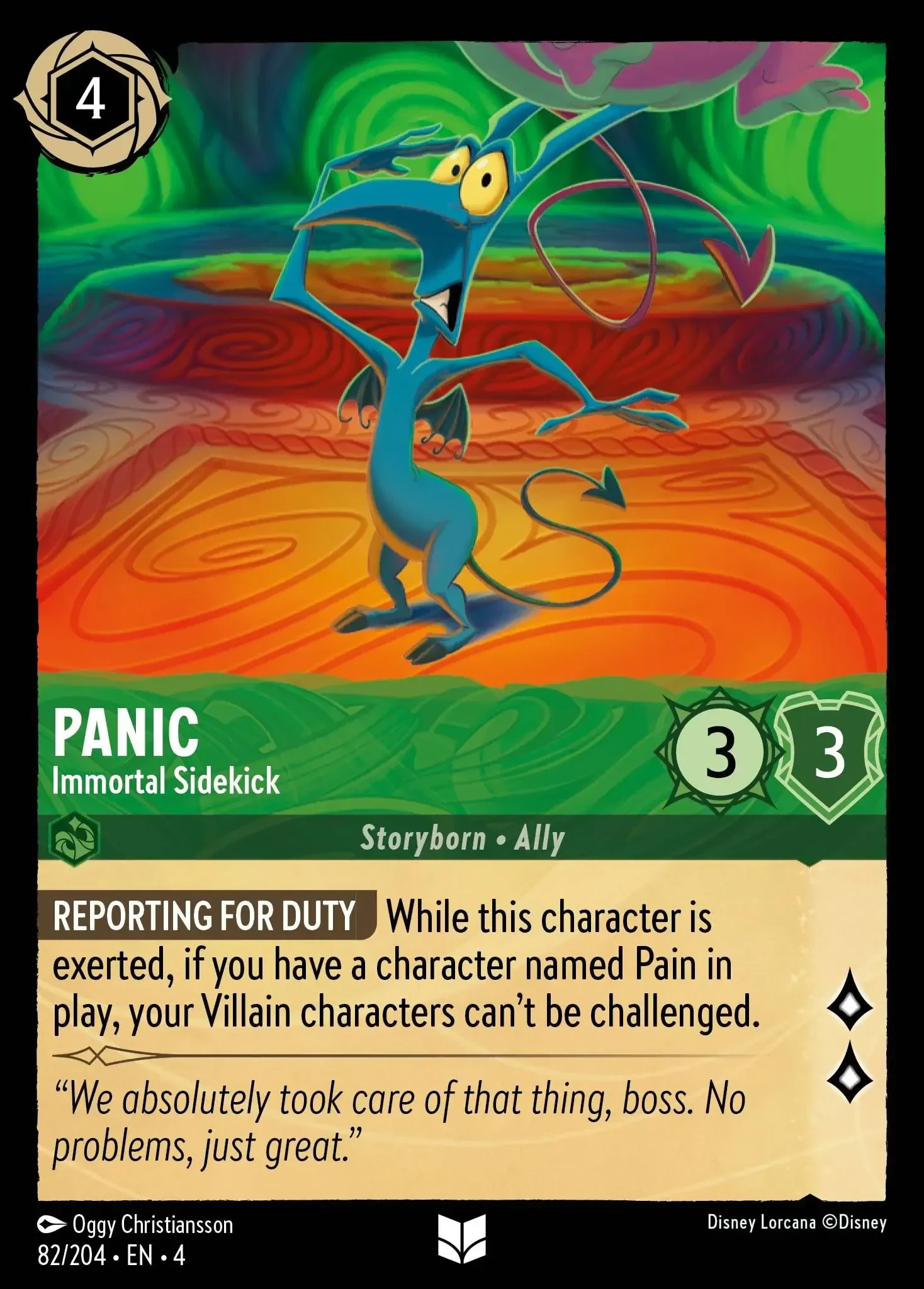 2024 Ursula's Return Panic - Immortal Sidekick Uncommon #82 Uncommon card image