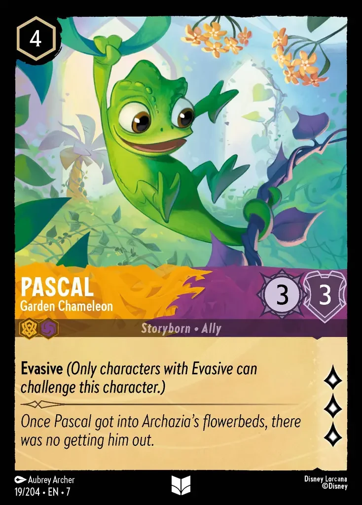 2025 Archazia's Island Pascal - Garden Chameleon #19 Uncommon card image