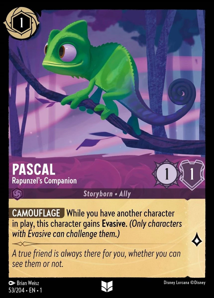 2023 The First Chapter Pascal - Rapunzel's Companion Uncommon #53 Uncommon card image