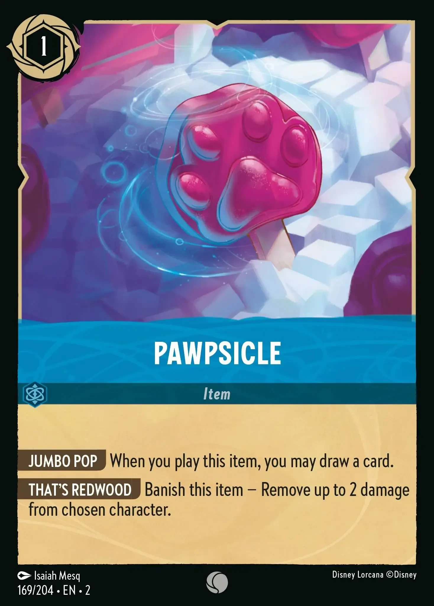 2023 Rise of The Floodborn Pawpsicle #169 Common card image