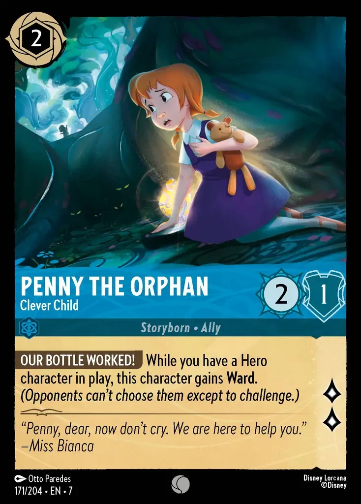 2025 Archazia's Island Penny the Orphan - Clever Child #171 Common card image