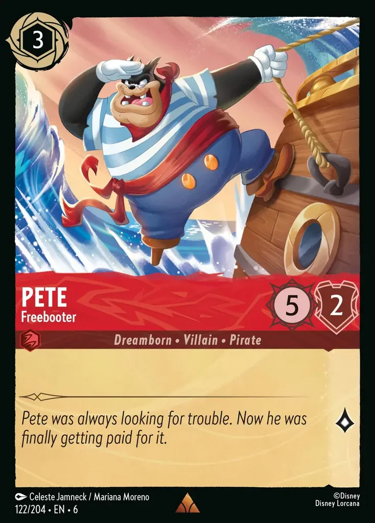 2024 Azurite Sea Pete - Freebooter #122 Rare card image