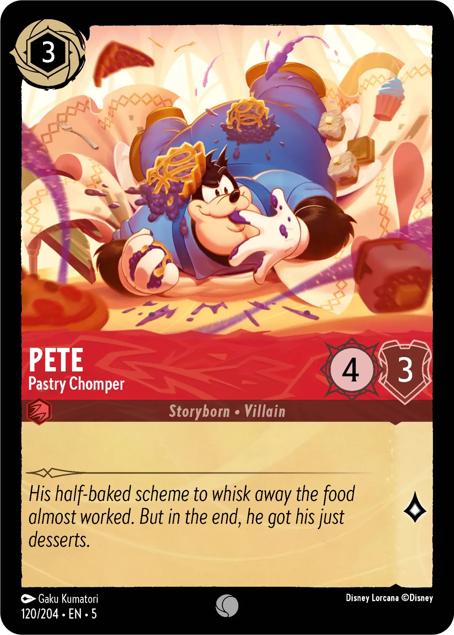 2024 Shimmering Skies Pete - Pastry Chomper #120 Common card image