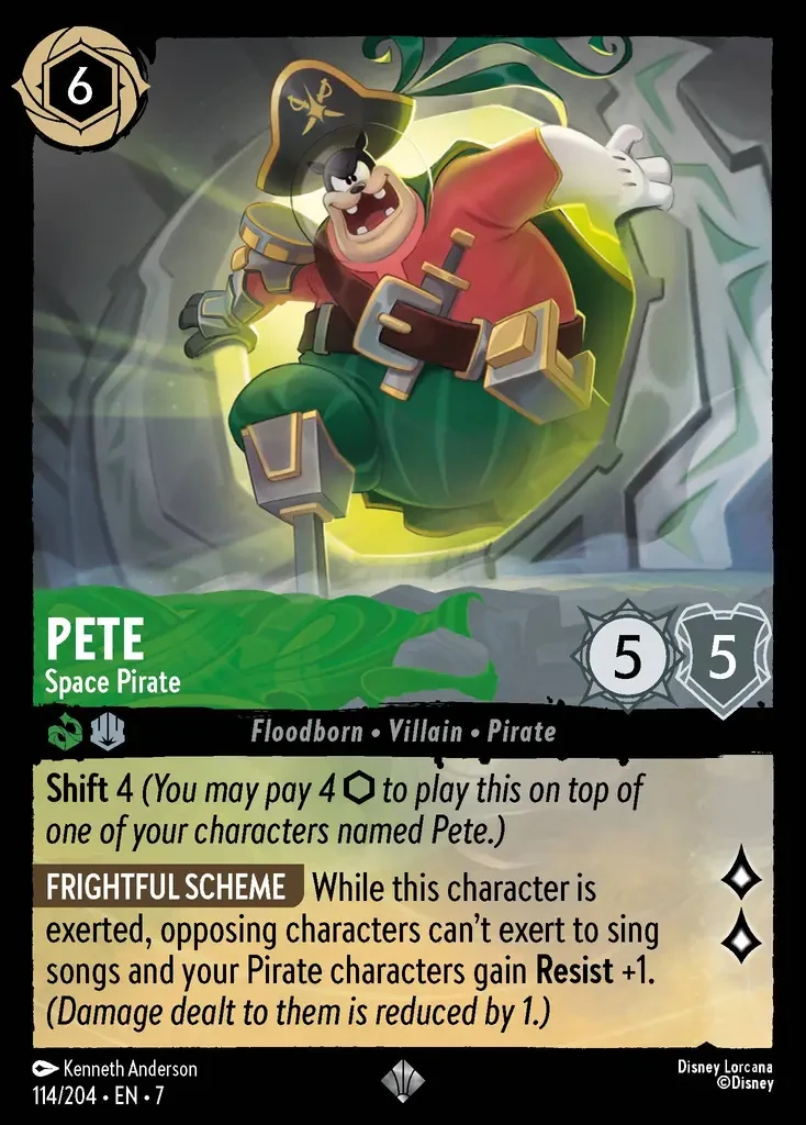 2025 Archazia's Island Pete - Space Pirate #114 Super Rare card image